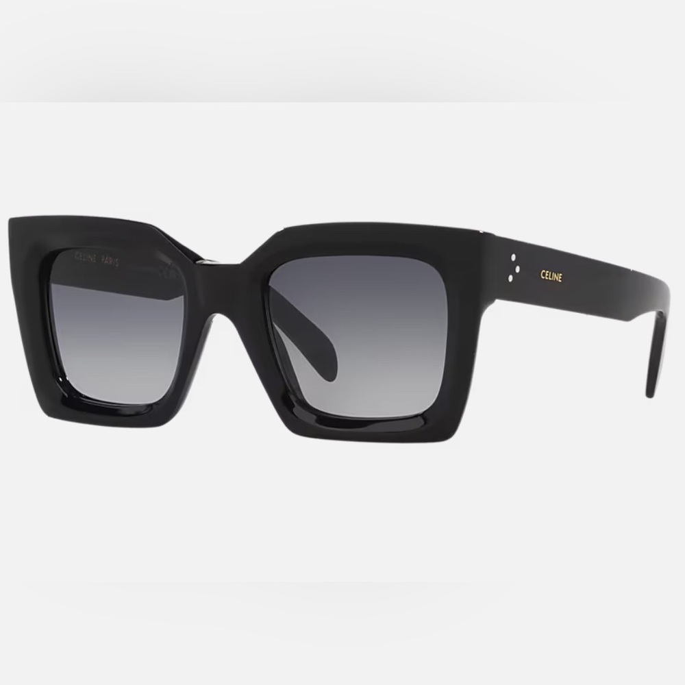 Celine Black Gradient Square Sunglasses